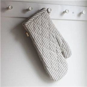 MANOPLA ALGODÓN 18X32CM RAYAS BEIGE