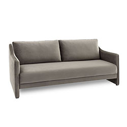 SOFA 2 CUERPOS DOLCE 144x83x85CM CENIZA