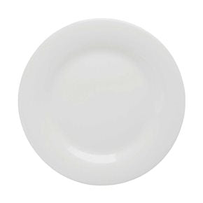 PLATO LLANO OPALINA BLANCO D25CM/H1.5CM