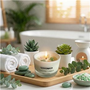 VELA AROMATICA 75G SOYAMOO BRISA DE NARANJA