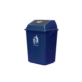 CONTENEDOR DE RESIDUOS 60L 40x40x69CM AZUL