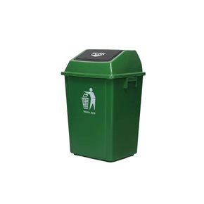 CONTENEDOR DE RESIDUOS 60L 40x40x69CM VERDE