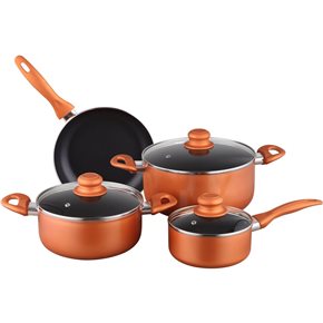 BATERIA DE COCINA 7PZAS SELECTA PLUS COPPER