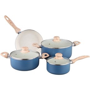 BATERIA DE COCINA 7PZAS SELECTA PLUS BLUE