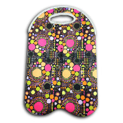 FUNDA ESTAMP P/2BOTELLAS DE VINO C/ASAS SELECTA