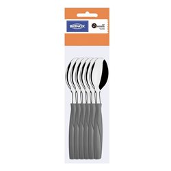 SET 12 CUCHARAS MESA 19CM ITAPARICA GRIS BRINOX
