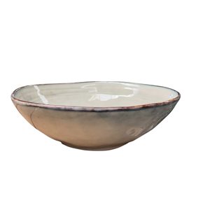 PLATO HONDO CERAMICA D20x6,6CM GLAZE BEIGE