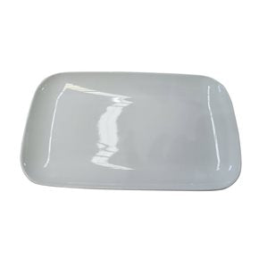 FUENTE CERAMICA 29x18CM BLANCO