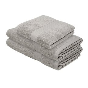 SET 3 TOALLAS: 40x70 + 2*70x140CM ALGODON BEIGE CANNON