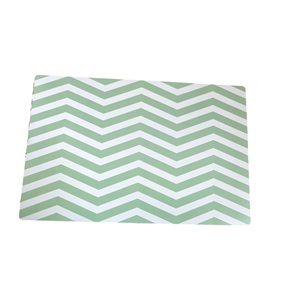 INDIVIDUAL PVC 43.5x28CM ESTAMPADO VERDE/BLANCO