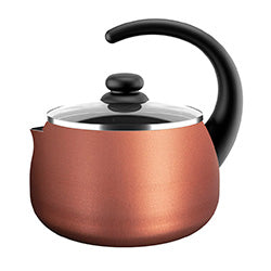 CALDERA ALUMINIO CON TAPA 2L CLOVE COBRE