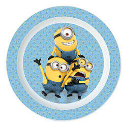 PLATO 22CM MINIONS P/MICROONDAS