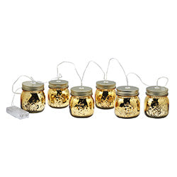 SET DE LUCES PATIO MASON DORADAS 3.5MT