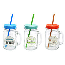 JARRO MASON C/SORBITO MOJITO/GIN/CAIPIRINHA 450ML