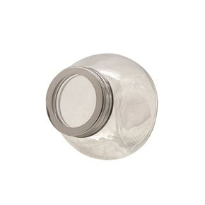 RECIPIENTE REDONDO 170ML C/TAPA METAL. D8XH6CM