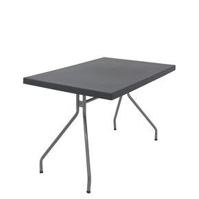 MESA KAPA 119X79X77CM PP GRAFITO BASE ACERO