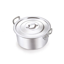 CACEROLA 8L D28x13CM ESP 2.25MM L.HOTEL ALUMINIO