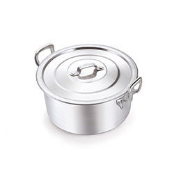 CACEROLA 12L D32x15CM ESP 2.25MM LINEA HOTEL ALUMINIO