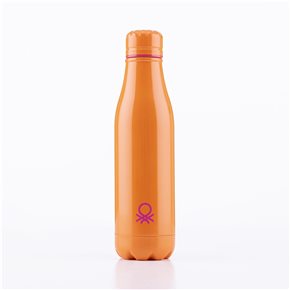 BOTELLA 500ML ACERO INOX BENETTON NARANJA