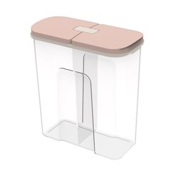 CONTENEDOR P/ALIMENTOS SECOS 2.8LTS LUNA 2 PARTES