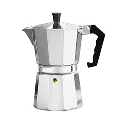CAFETERA ITALIANA ALUMINIO 300ML 6T PLATA VARENNA