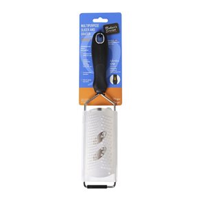 RALLADOR DOBLE FINO/GRUESO PP/ACERO INOX. NEGRO