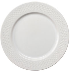 PLATO DE MESA D27CM CERAMICA DOTS OPACO S.ANITA