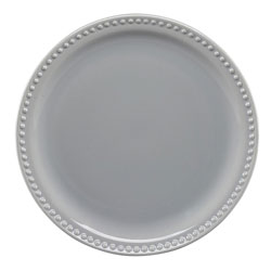 PLATO DE MESA 27CM CERAMIC GRIS EMBOS MAUV S.ANITA