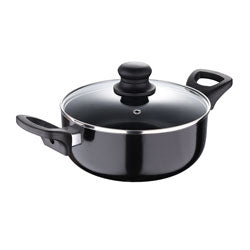 OLLA 28CM 6L ALUMINIO PRENSADO C/TAPA PIXEL