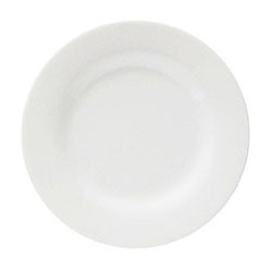 PLATO DE POSTRE 18CM BLANCO 125GR MELAMINA