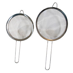 SET X2 COLADORES ACERO INOX 16x30CM/19.5X38CM