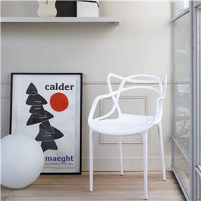 SILLA SOLNA BLANCA POLIPROPILENO