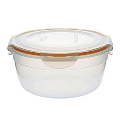 RECIPIENTE 3.4L REDONDO PLASTICO EASY MATCH NARANJA