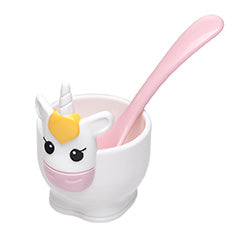 RECIPIENTE PARA HUEVO C/ CUCHARA UNICORNIO JOIE