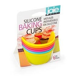 SET 6 MOLDES PARA CUPCAKES DE SILICONA JOIE