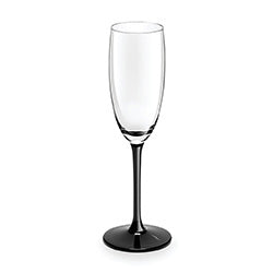 COPA FLAUTA 180ML PIE NEGRO CONTEMPO LIBBEY