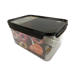 RECIPIENTE 4.8L RECTANGULAR PLASTICO BISFREE. 27X19X14CM