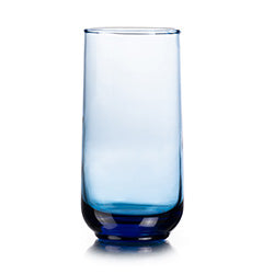 VASO VIDRIO 472ML AZUL KOBA CRISA