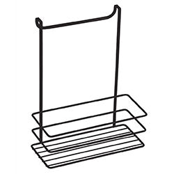 ORGANIZADOR BAJO MESADA 24x11x30CM CROMADO NEGRO