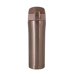 BOTELLA C/ABRE FACIL AC.INOX 450ML DORADO