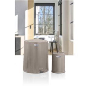 SET 2PCS BAÑO COLESIUM PP MARRON