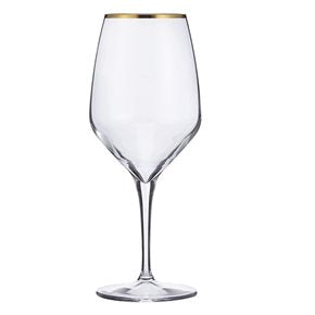 SET 6 COPAS VINO 580CC BORDE DORADO NAPA PASABAHCE
