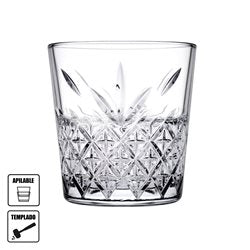 VASO WHISKY 355CC TIMELESS V-BLOCK PASABAHCE