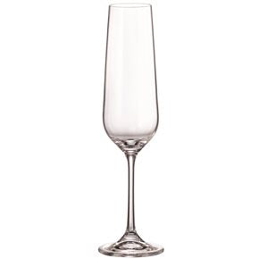 SET 6 COPAS FLAUTA 210ML TORI TITANIUM-BOHEMIA