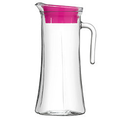 JARRA VIDRIO 1400CC C/ TAPA FUCSIA TRUVA LAV