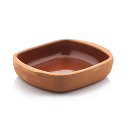 FUENTE RECTANGULAR TERRACOTA 22x18x5CM
