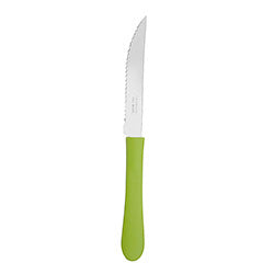 CUCHILLO ASADO 19.4CM MANGO VERDE NEW TROPICAL DI SOLL
