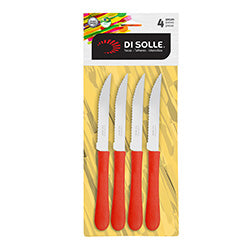 SET 4 CUCHILLO CARNE 19.4CM MANGO CORAL NEW TROPICAL