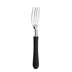 TENEDOR MESA 18CM MANGO NEGRO NEW TROPICAL DI SOLLE