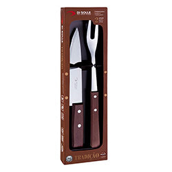 SET 2 PIEZAS TENEDOR + CUCHILLO GOURMET TRADICION DI SOLLE